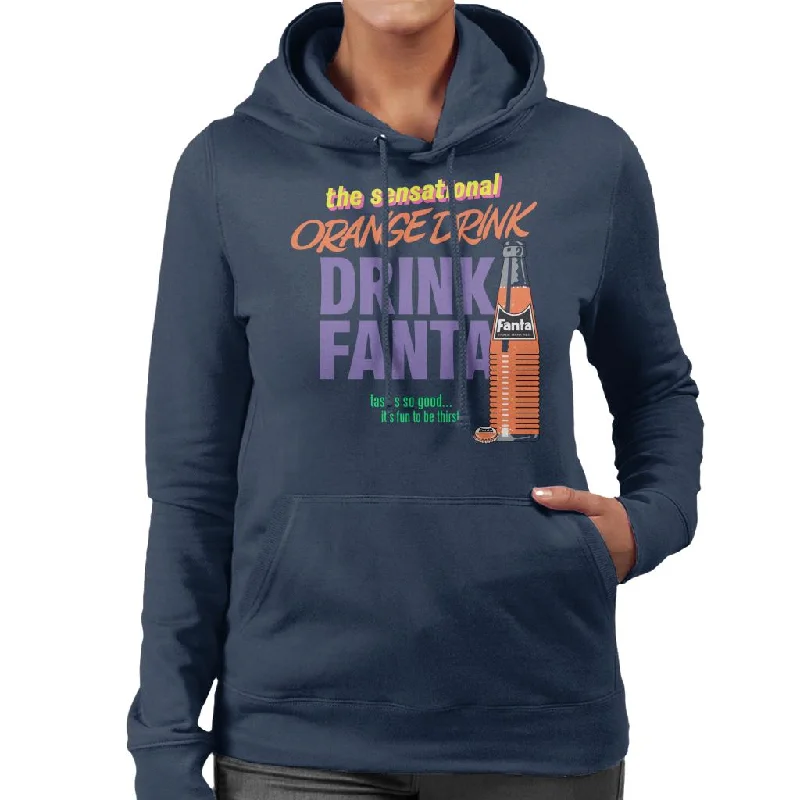 Fanta The Sensational Orange Drink Women's Hooded Sweatshirt